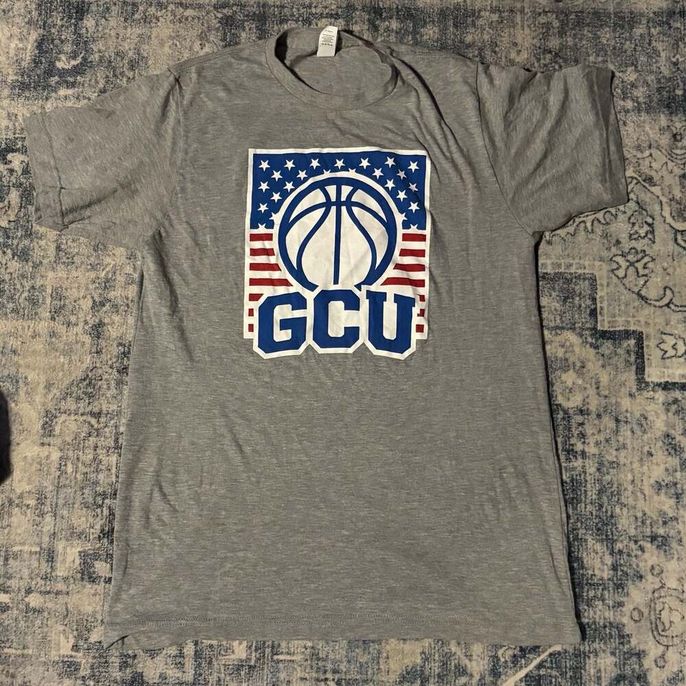 Tultex Grand Canyon University GCU Basketball USA Stars and Stripes Graphic T-Sh